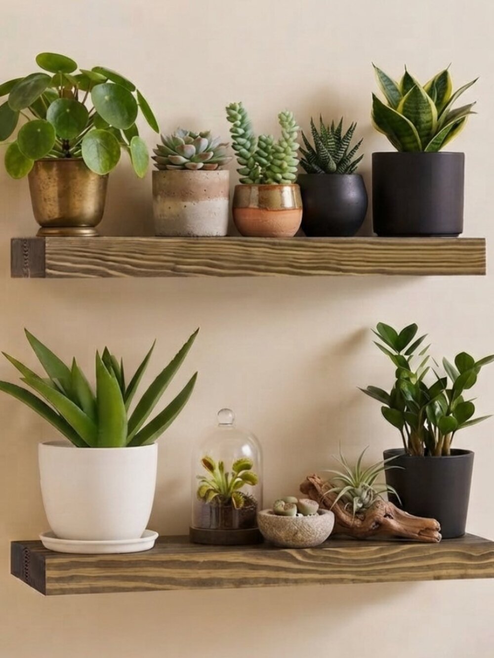 Floating Shelves Set Wood